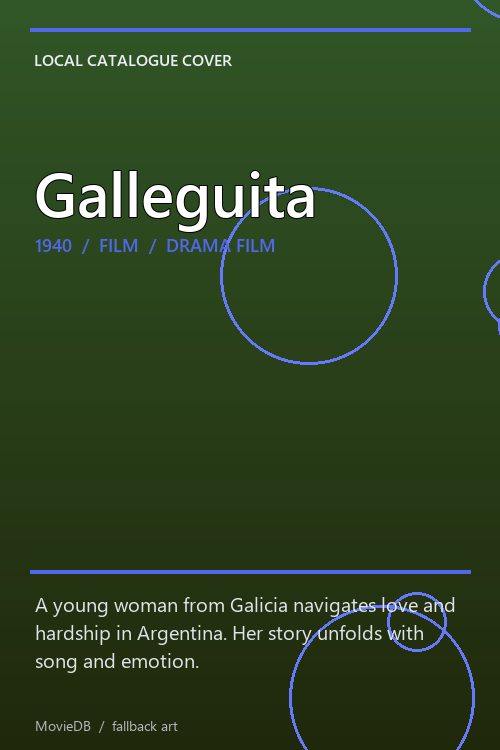 Galleguita poster