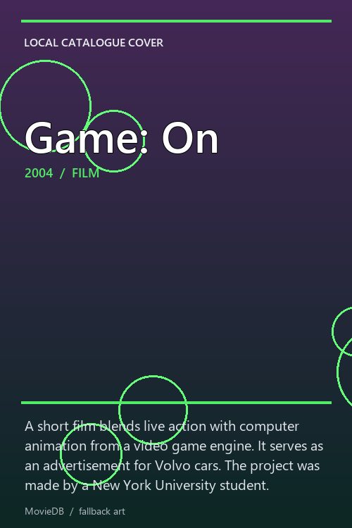 Game: On poster
