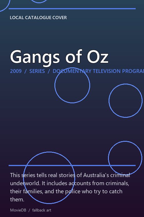 Gangs of Oz poster