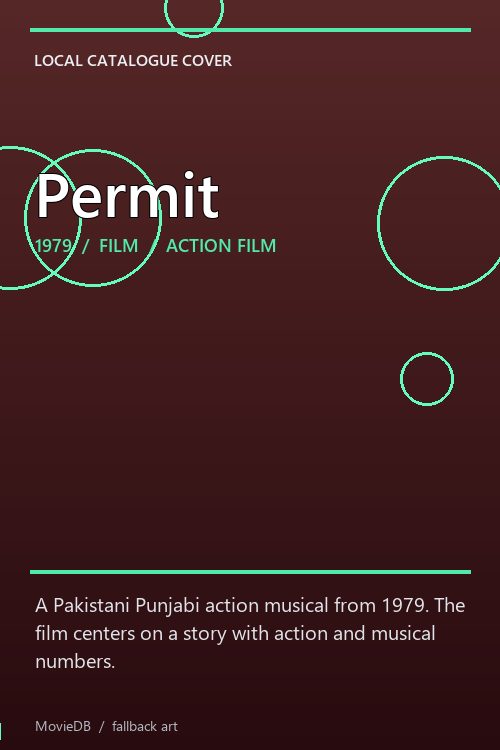 Permit poster