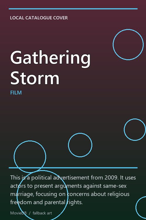 Gathering Storm poster