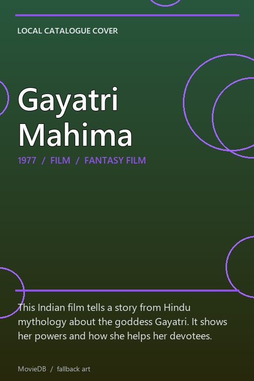 Gayatri Mahima poster