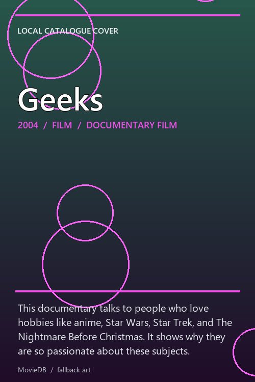 Geeks poster