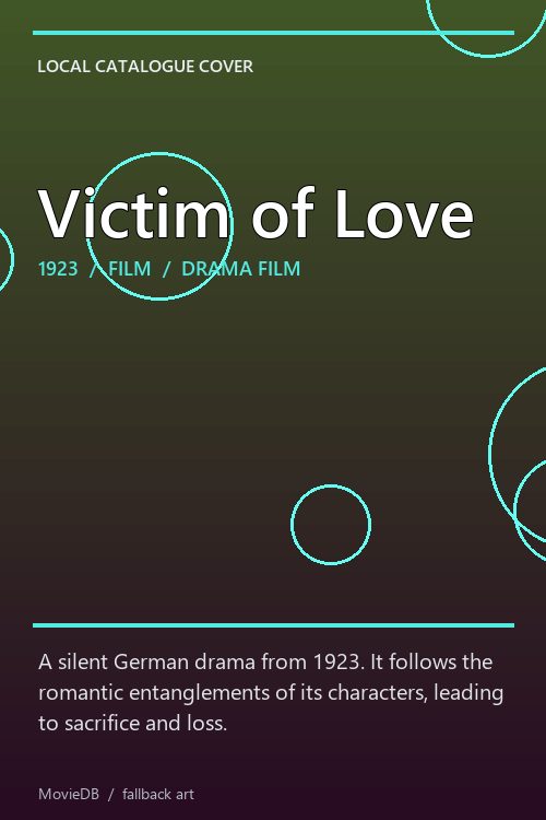 Victim of Love poster