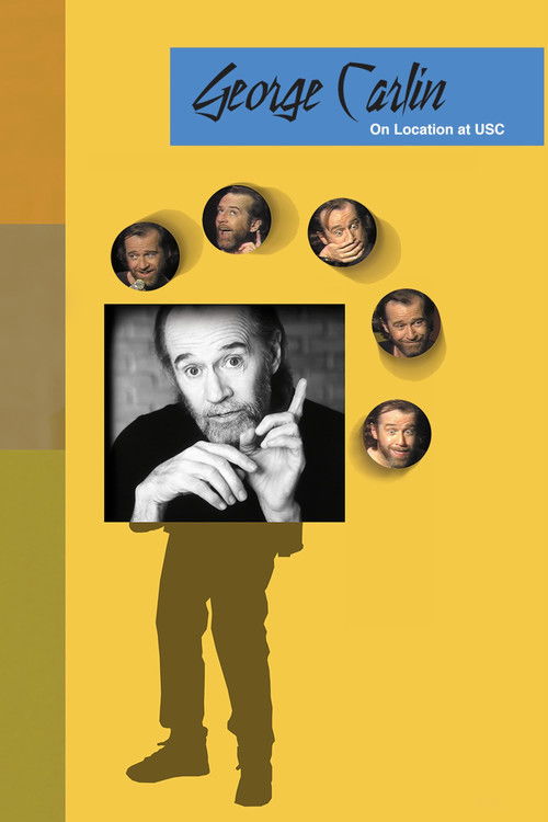 George Carlin at USC poster