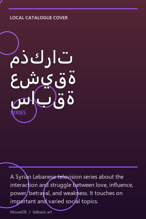 مذكرات عشيقة سابقة poster