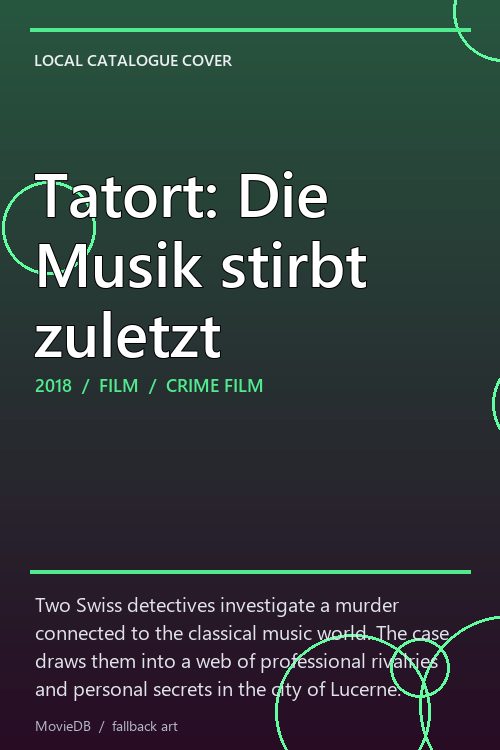 Tatort: Die Musik stirbt zuletzt poster