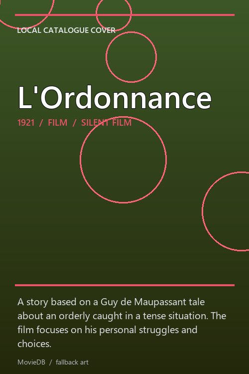 L'Ordonnance poster