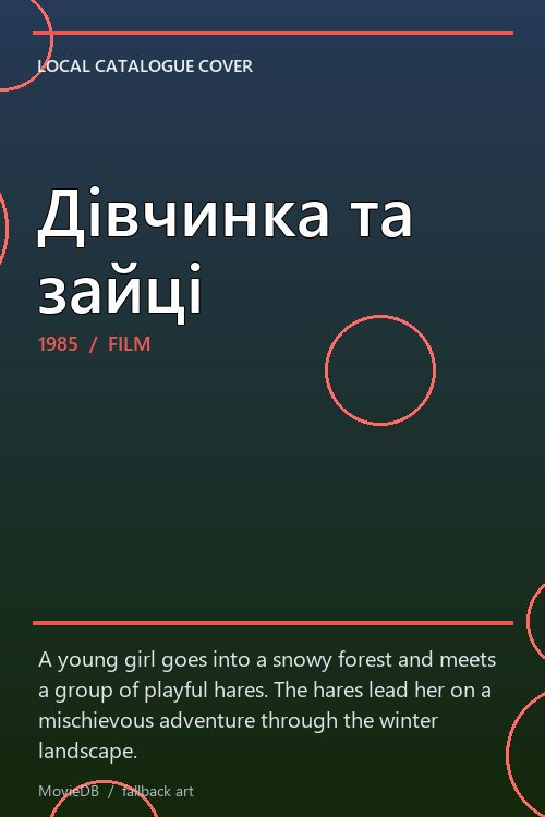 Дівчинка та зайці poster