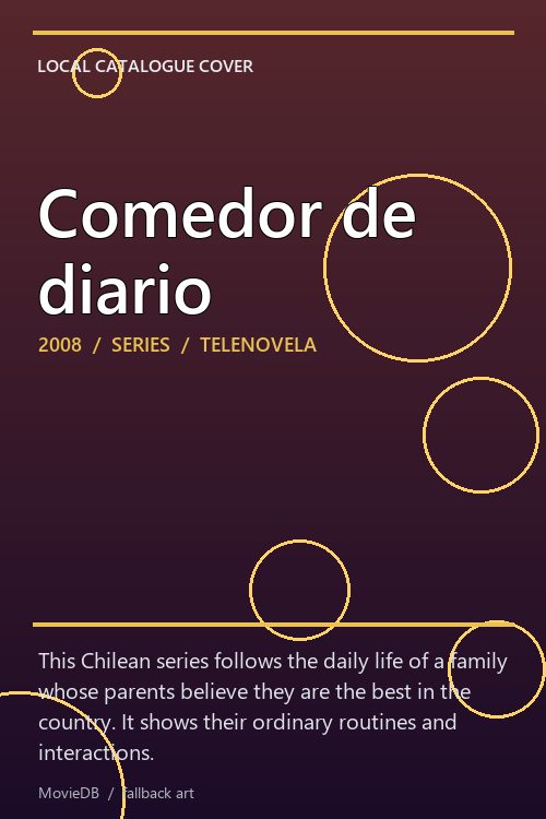 Comedor de diario poster