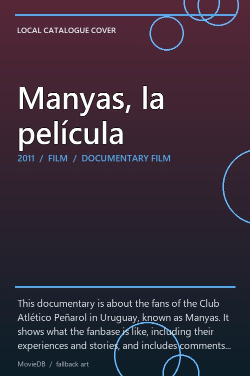 Manyas, la película poster