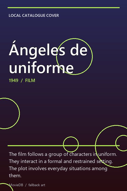 Ángeles de uniforme poster