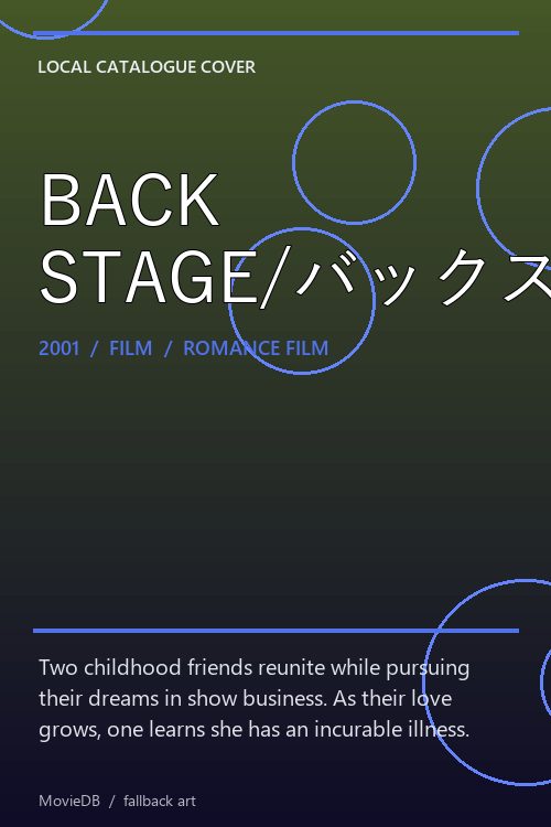 BACK STAGE/バックステージ poster
