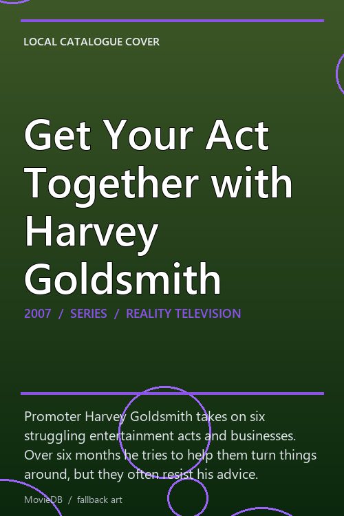 Get Your Act Together with Harvey Goldsmith poster