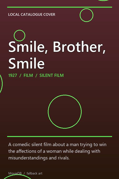 Smile, Brother, Smile poster
