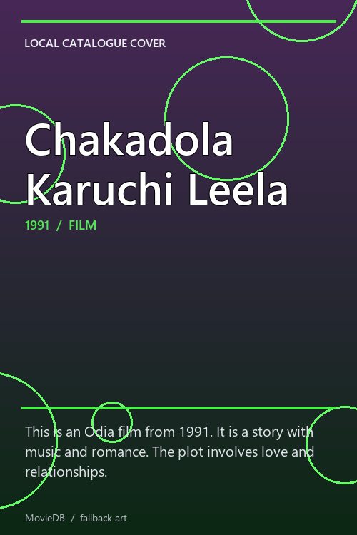 Chakadola Karuchi Leela poster