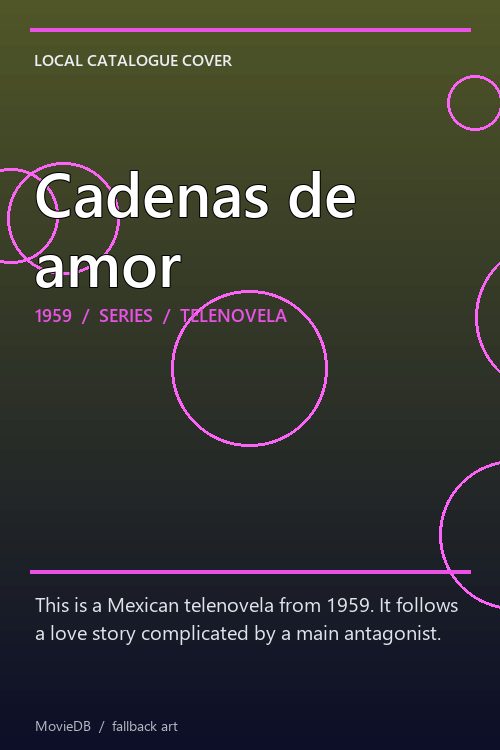 Cadenas de amor poster