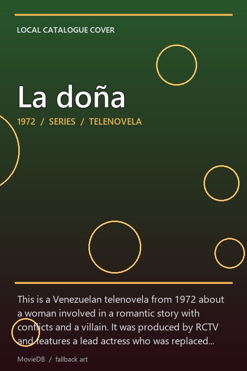 La doña poster