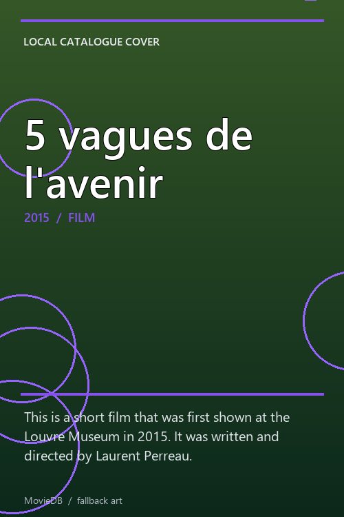 5 vagues de l'avenir poster