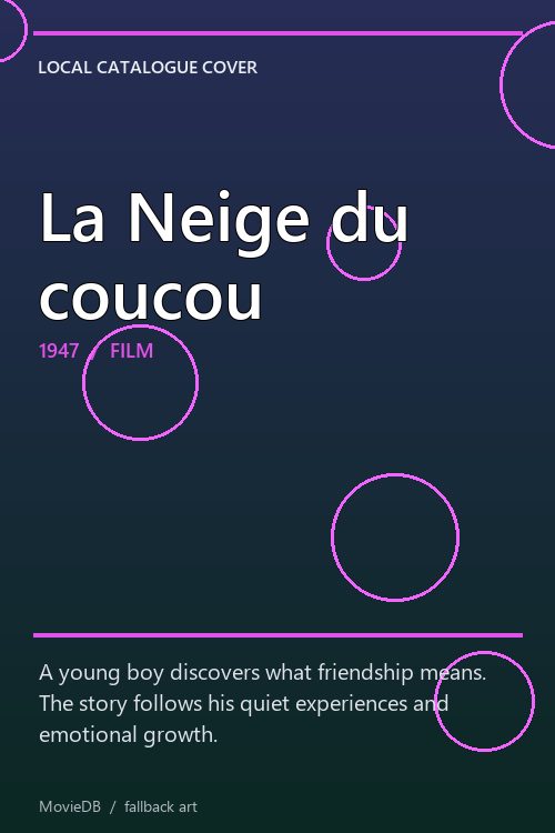 La Neige du coucou poster