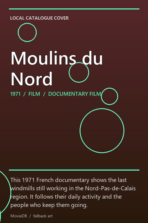 Moulins du Nord poster