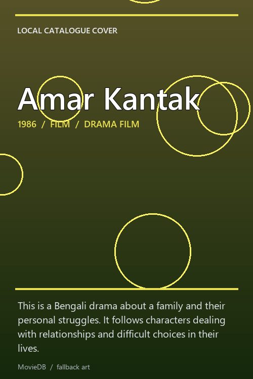 Amar Kantak poster