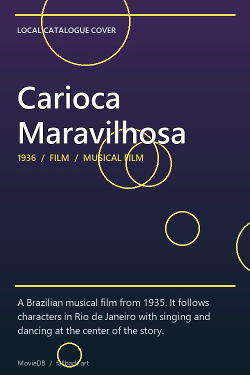 Carioca Maravilhosa poster