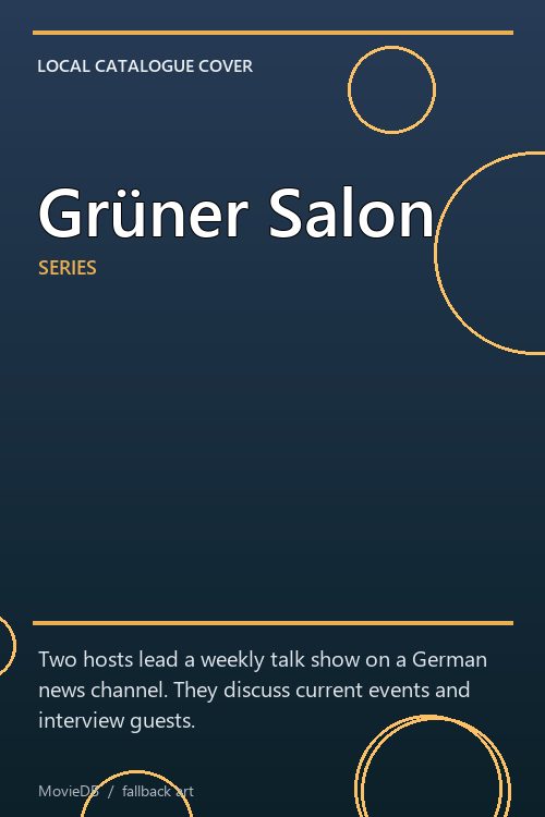 Grüner Salon poster