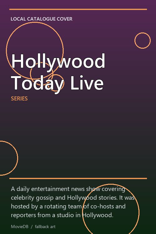 Hollywood Today Live poster