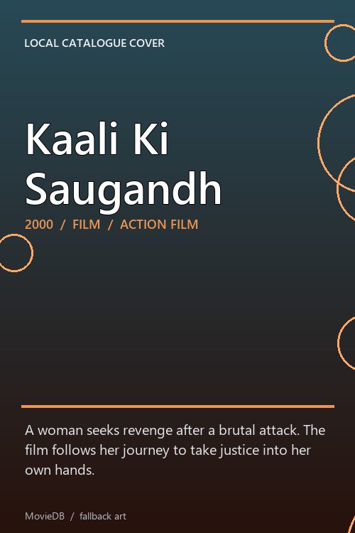 Kaali Ki Saugandh poster