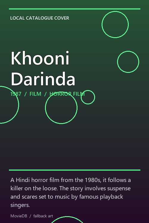 Khooni Darinda poster
