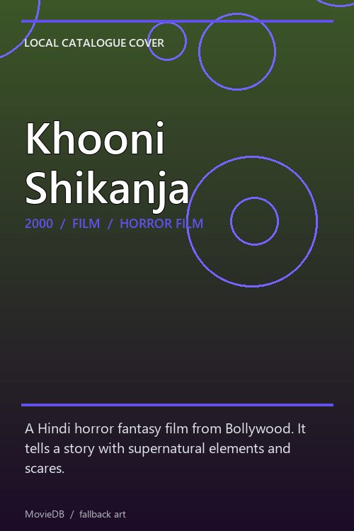 Khooni Shikanja poster