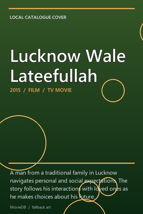 Lucknow Wale Lateefullah poster