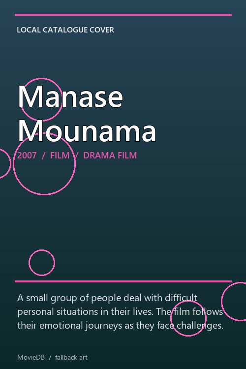 Manase Mounama poster