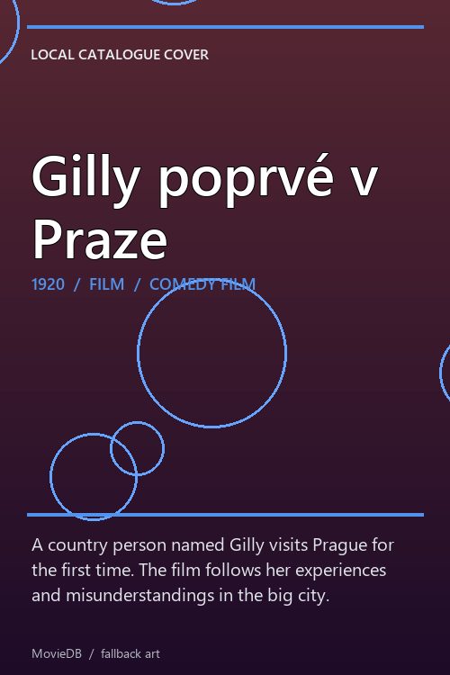 Gilly poprvé v Praze poster