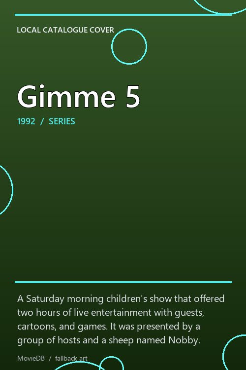 Gimme 5 poster
