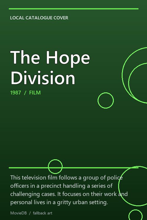 The Hope Division poster