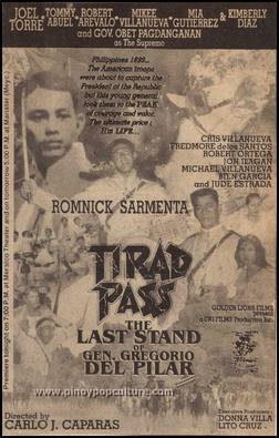 Tirad Pass: The Last Stand of Gen. Gregorio del Pilar poster