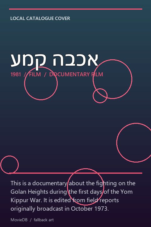 עמק הבכא poster
