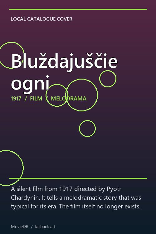 Bluždajuščie ogni poster