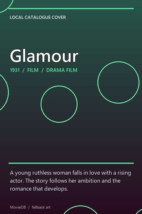 Glamour poster