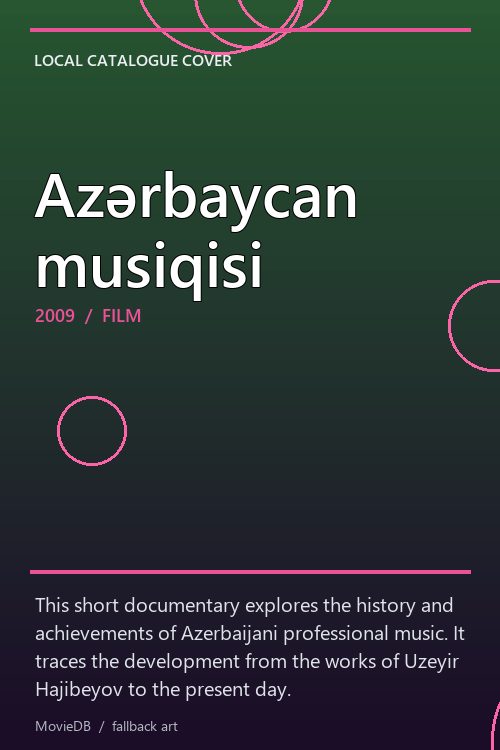 Azərbaycan musiqisi poster