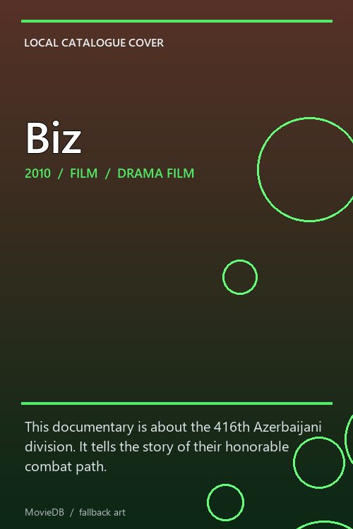 Biz poster