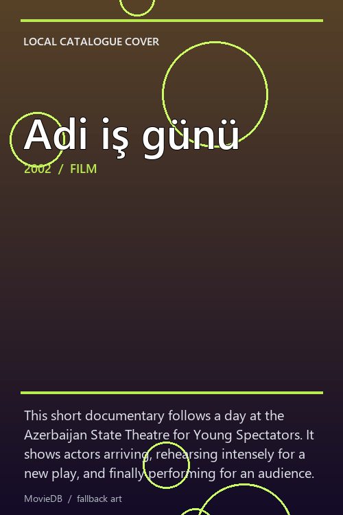 Adi iş günü poster