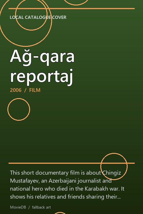 Ağ-qara reportaj poster