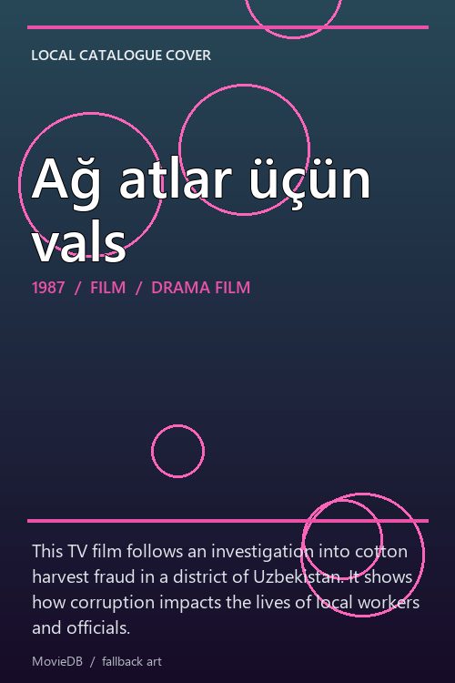 Ağ atlar üçün vals poster