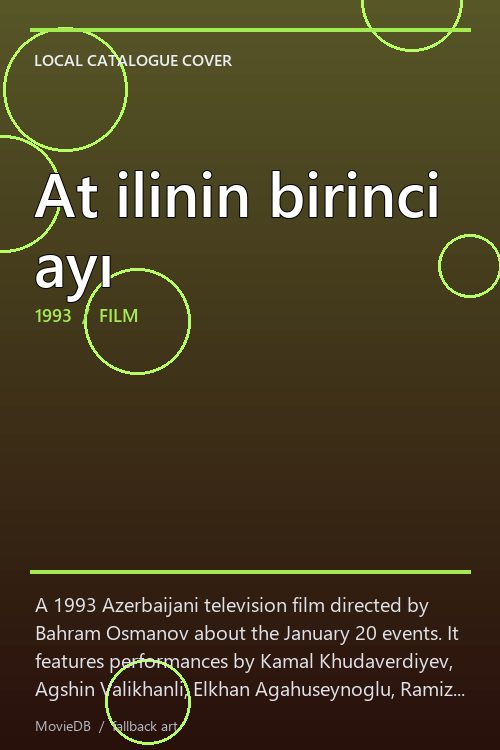 At ilinin birinci ayı poster