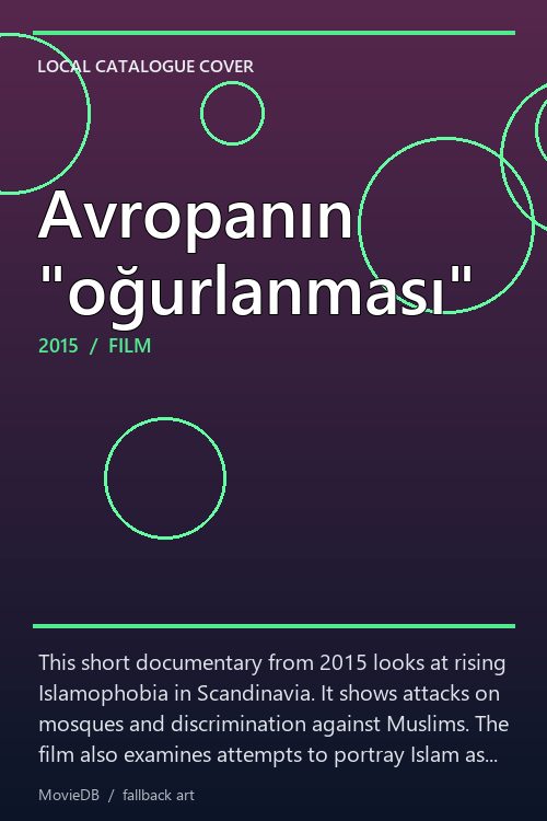 Avropanın "oğurlanması" poster