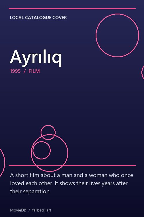 Ayrılıq poster