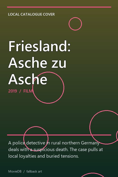 Friesland: Asche zu Asche poster